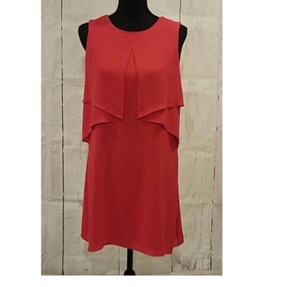 BCBG Maxazria Amelie Sleeveless Draped Dress Large - Picture 4 of 7